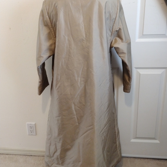 Long Reverseable Jacket Ladies Size S Black/Beige - Picture 4 of 9